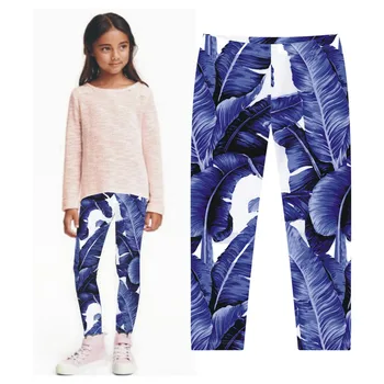 Dekle legging Vroče poletje lepo otroci novo prispeli moda dekleta dokolenke tiskanja cvetja dekleta hlače otroško hlače 6255