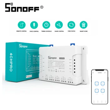 Sonoff 4CH Pro R3 Sonoff Stikalo 433 Mhz RF 4 Channel/ Banda Inteligentno Brezžično Stikalo Modul Za Pametni Dom, Avtomatizacija 63125