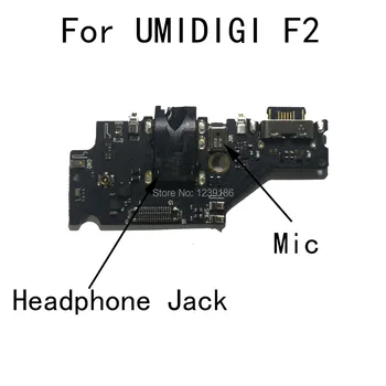 Original Za UMIDIGI F2 USB Polnjenje Dock Odbor Modul Z Slušalke Zvok Z Mikrofonom rezervnih Delov