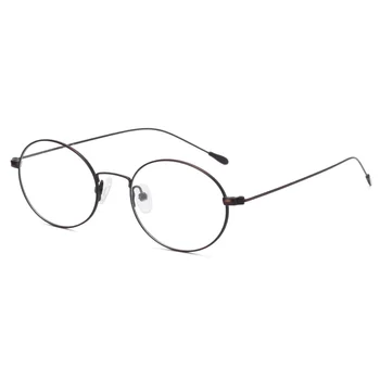 Preprost ovalne očala moški letnik očala pregleden majhne očala ženske brisanje očal okvir optičnega recept 6356