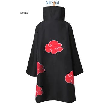 Vroče Prodaje Anime Naruto Akatsuki /Uchiha Itachi Cosplay Božično zabavo Halloween Kostum Plašč Cape kostum 63915