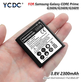 EB-BG360CBC(EB-BG360BBE / EB-BG360CBE)3.8 proti 2300mAh Litij-Liion Baterijo Zamenjajte Za Samsung Galaxy Jedro Prime G3606/G3608/G3609