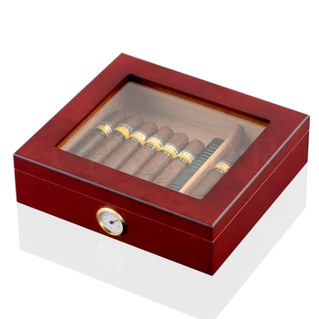 GALINER Luksuzni Cigar Humidor Prenosni Potovanja Cigar Polje cedrovine Usnje Humidor Polje Za Cigar Cohiba W/ Higrometer Vlažilnik