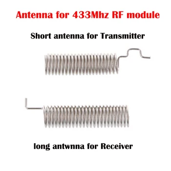 RF modul 433 Mhz Brezžični Sprejemnik Modul RX480E Oddajnik Sprejemnik Učenje Kodo 1527 4Ch Antena Za Arduino uno DIY kit