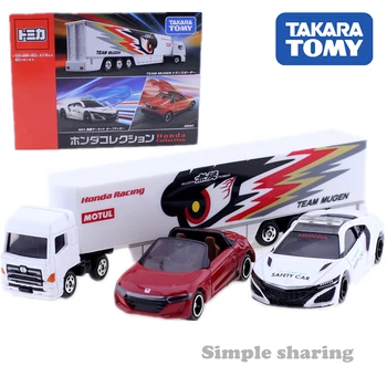 Takara TOMY Tomica Honda Nsx Plamen Ekipa Mugen Suzuka S660 Avto Model Komplet Diecast Miniaturni Otroške Igrače Vroče Pop Trojk
