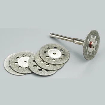 10pcs 22 mm diamantni disk diamond brušenje kolo dremel rezanje brusni disk ostrenje orodij mini rotacijsko vrtanje orodje pribor 6788