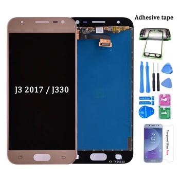 PRVOTNE LCD Za Samsung Galaxy J3 2017 J330 LCD-Zaslon, Zaslon na Dotik, Računalnike Skupščine brezplačna dostava 67923