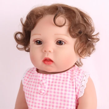 NPK LUTKA, ki Rodi Otroka, 17 palčni Full Vinil silikonski rodi Dojenčka novorojenčka lutka punca Lepa Kopel Igrače Otroci Soigralec bebe boneca