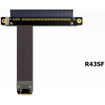 PCI-E 3.0 Riser Card 32 G/sbt M. 2 PCIe x16, Podaljšek Kabel SATA Napajalni Kabel za NGFF NVMe BTC Rudarstvo M2 2230 2242 2260 2280 6843