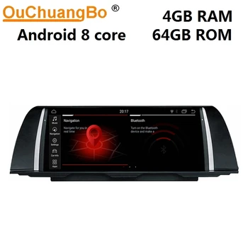 Ouchuangbo auto radio, gps navigacija za Serije 5 F10, F11 z android 9.0 sistem 10.25 palčni 4GB RAM 64 GB ROM 68699