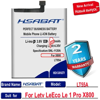 HSABAT 4300mAh LT55A Visoko Zmogljivost baterije Za Letv Le 1 pro, X800 Le eno X800 pro Li-ion Polymer Baterije + številko za Sledenje