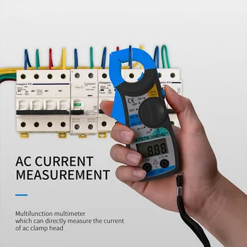 Novi Digitalni LCD Objemka Multimeter /DC Ampermeter Napetost Odpornost Merilnik Kapacitivnosti Z Tester Sonda