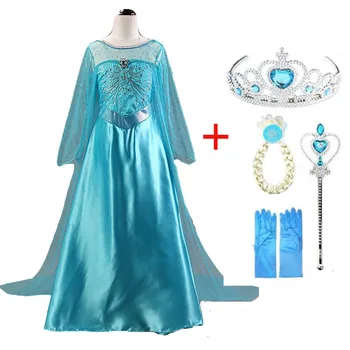 Elsa obleko po meri narejen Film, cosplay Obleko Elza Kostum Congelados fantasia Vestido Roupas infantil meninas disfraz princesa 70825