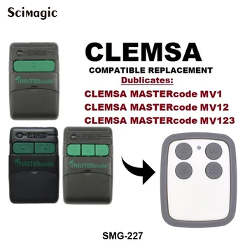 CLEMSA MasterCODE MV1/2/3, MUTAN KODO Garažna Vrata, Daljinsko upravljanje 433.92 MHz Oddajnik Rolling Code
