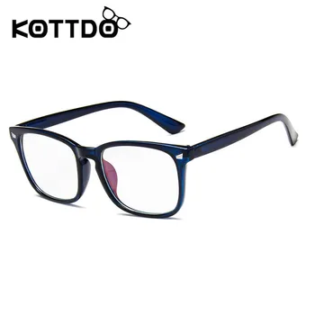 KOTTDO Klasičnih Kvadratnih Eye Glasses Okvir Ženske Modni Retro Plastičnih Optičnih Očal Okvir Očal Uv400 Očala Okvirji Moški 70960