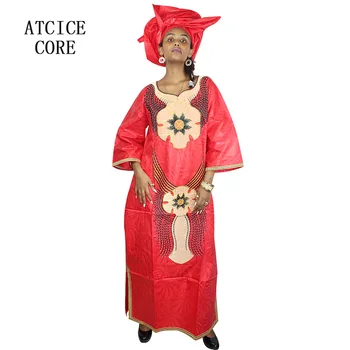 Afriške obleke za ženske bazin riche vezenje design dolgo obleko LA065-1