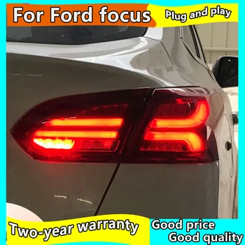 Avto Styling za Ford Focus Rep Luči-2018 Poudarek Limuzina LED Rep Lučka LED DRL Signal Zavore Povratne auto Dodatki