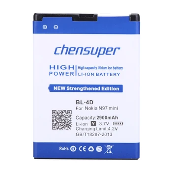 Chensuper 2900mAh BL-4D Li-ion Baterijo Telefona Nokia N97 mini,N8,E5-00 E5 E7 T7