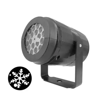 LED Gibljejo Laserski Projektor Svetlobo na Prostem Nepremočljiva Blizzard Snežinka Natančnost Svetlobno Projekcijo Svetlobe za Božično Dekoracijo 73383