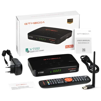 NOVO GTMEDIA V7 PRO Set-Top-Box za podporo CA kartica DVB-T2/S2,H. 265 digitalni satelitski Prizemni Sprejemnik Combo za Italijo tv box