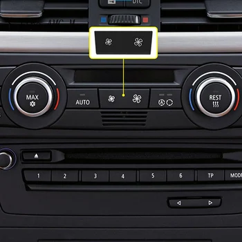 Avto Styling Veter količine Zraka klimatska naprava Ventilator gumb preklopite Pokrov Nalepke Za BMW 1 Series 3 X1 X3 X5 X6 E87 E84 E90 e70 E71 75274