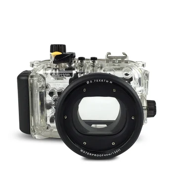 40m 130ft Nepremočljiva Polje Podvodno Ohišje Kamere Potapljanje Primeru za Canon Powershot S110 kot WP-DC4740M Vrečko Primeru Zajema Vrečko 75972