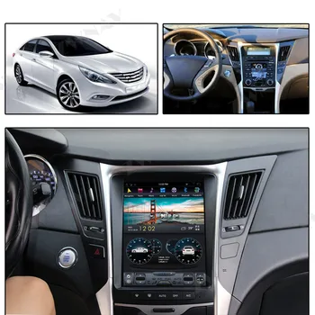 128G Tesla Zaslon Carplay Za Hyundai Sonata 8 2012 2013 Android Player, GPS Navi Auto Audio Stereo Radio, Diktafon, Vodja Enote