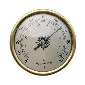 Visoko kakovostne Naprave za Termometer za 7,2 cm Zlati Prstan Površine Higrometer
