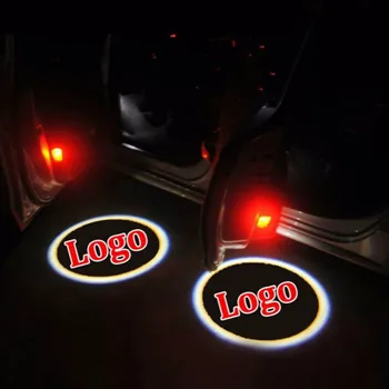 LED Avtomobilska Vrata, Lučka dobrodošli logotip projekcija Svetlobe Za cadillac Ford Hyundai Kia 77964
