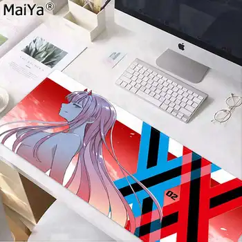 Maiya Moj Najljubši Anime Draga v FranXX Prenosni Računalnik Mousepad Brezplačna Dostava Velik Miško, Tipke Tipkovnice Mat 7815