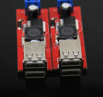 NOVO 2PCS Dvojno USB Izhod 9V/12V/24V/36V, da 5VDC-DC Avtomobilski Polnilnik 3A Buck Regulator Moči Modul