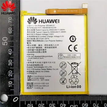 3000mAh Za Huawei P9/Vzpon P9 Lite/G9/čast 8/čast 5C/G9 EVA-L09/čast 8 lite/P10 Lite/Nova Lite/Čast 6C Pro/V9 Igrajo Baterije