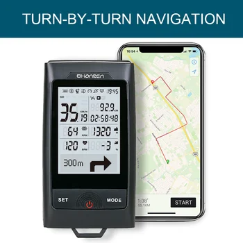 SHANREN Di PRO GPS Kolo Računalnik Kolesarska Navigacija Izposoja Bluetooth Ant+ s Smerniki Brezžično Napajanje Merilnika hitrosti 82530