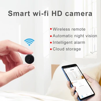 JOZUZE WD8 Brezžična ip Mini Kamera Home Security Kamera, WiFi Night Vision 1080P Brezžična nadzorna Kamera Remote Monitor