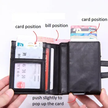 Weduoduo Nov Slog Imetnik Kreditne Kartice Moških In Žensk Anti RFID Kartico sim Multi Card Denarnice, Velike Zmogljivosti, kovčki