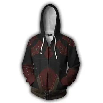 2020 nova Com Capuz Zip Gor Hoodie 3D Impresso Hoodies Priložnostne hoodie ne zadrgo com capuz vrhovi Ulica jakna moški puloverji s kapuco 8528