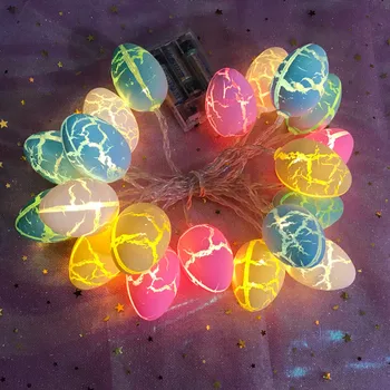 25# Velikonočna Jajca Žice Niz Luči Trajne Baterija Upravlja Svetlobe Počitnice Stranka Doma Dekor Svetilke Dom Dekoracija Dodatna Oprema