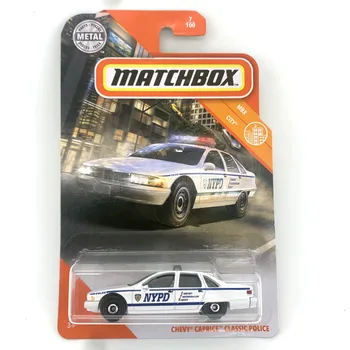 CHEVY CAPRICE KLASIČNO POLICIJSKO Matchbox Avtomobilov 1:64 Avto Kovinski Diecast Zlitine Model Avtomobila Igrača Vozil