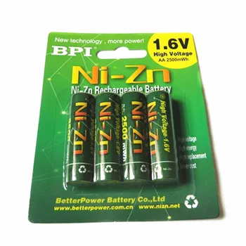 12Pcs NiZn Ni-Zn 1,6 V AA 2500mWh Polnilna Baterija + NiZn smart Polnilec , Veliko močnejša in močnejša, kot Ni-MH baterije 8838