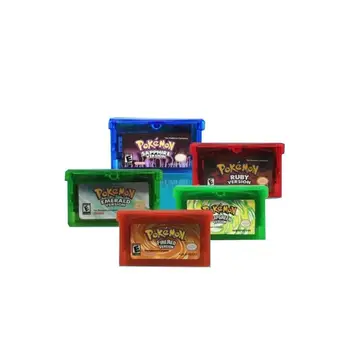 32 Bit Video Igre Kartuše Konzole Kartico Pokeon Serije angleški Jezik EU/ZDA Različica Za Nintendo GBA NDS NDSL
