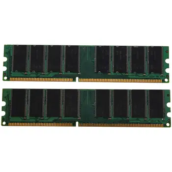 2x1GB PC3200 non-ECC DDR 400MHz Visoko Gostoto POMNILNIK 184-pin DIMM pomnilnika RAM 89421