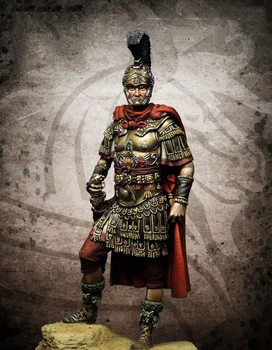 1/24 stari rimski bojevnik stojalo Smolo slika Model kompleti Miniaturni gk Unassembly Unpainted 89884