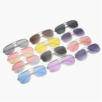 WOENFEL Kvadratnih sončna Očala Klasične blagovne Znamke, Modni Očala za Sonce Ženske Luksuzni Vintage Retro Moški Pravokotne Potovanja Ženska Očala