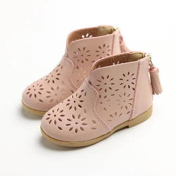 JOYHOPY Malčka dekle, čevlji za otroke otroci PU usnje Votlih-out čevlji Dekleta princesa pomlad jesen Otroci Čevlji