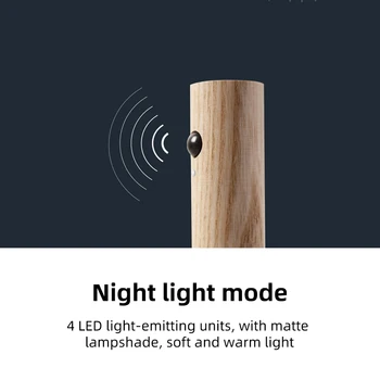 2021 LED Ponoči, Svetlobni Senzor Fotoobčutljivih Senzor Brezžični USB Zaklepanje Vrat, Svetlo Noč Svetloba namizne Svetilke Postelji Omaro Stenska Svetilka 91583