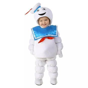 Nov Prihod Plišastih Srčkan Duha Mehko Otroci Malčka Bivanje Puft Marshmallow Človek Otrok Halloween Kostum 92708