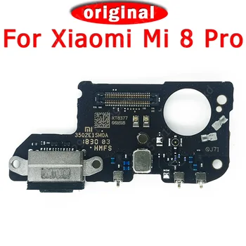 Original PCB Polnilnik Odbor Traku Butec Priključek Za Xiaomi Mi 8 Pro USB Polnjenje Vrata Flex Kabel Za Mi8 rezervnih Delov 9350