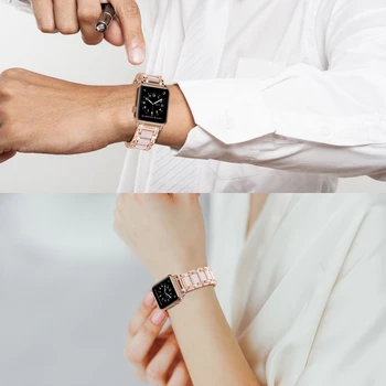 Za Apple Watch Traku Serija 5 4 3 2 1 40 mm 44 mm 38 mm 42mm Ženske Moški Cinkove Zlitine Band Iwatch kovinski Zamenjava Pasu
