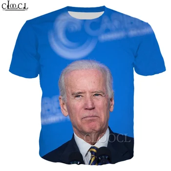 CLOOCL 2021 Združene države Predsedniški Joe Biden Harajuku T-shirt Moški Ženske 3D Tiskanja Priložnostne Moda Kratkimi Rokavi Pulover Vrhovi 94798