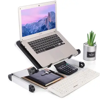 Hobbylane Laptop Stand Zložljive Adjustable Notebook Stand Zlitine Laptop Desk Računalnik Namizni Stojala Pladenj Prenosni PC Zlaganje Desk